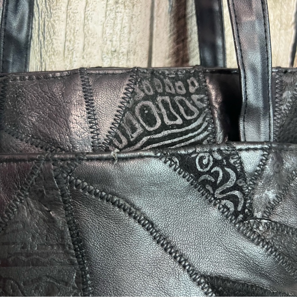 BOUTIQUE - genuine leather shoulder bag - Picture 6 of 11